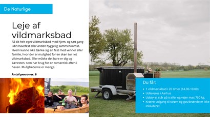 Skønne aktive oplevelser i naturen  - Vejledende udsalgspris op til 1499,- 